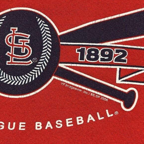 St Louis Cardinals Sweater MLB‎ Baseball Sweatshirt Crewneck CSA 2000s Sz M - Picture 3 of 9
